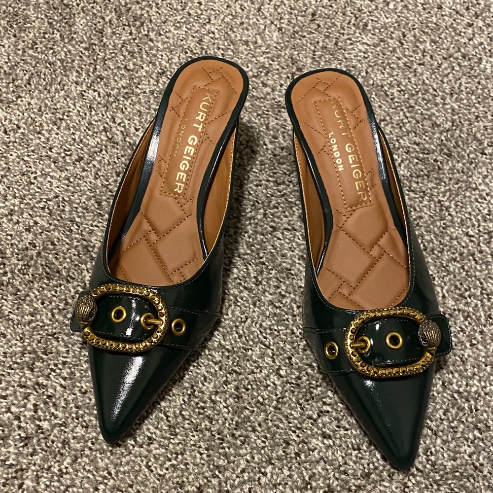 Kurt Geiger Heels with Gold Buckle